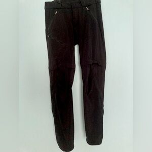 Men’s black Decathlon Quechua convertible hiking pants - MH550 Size 29x33